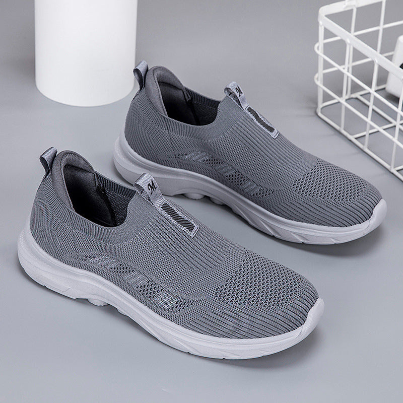 Damen Bequeme Slip-On Fitnessschuhe mit atmungsaktivem Obermaterial R&B