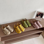 Damen Komfortable und stilvolle Ledersandalen mit verstellbarem Riemen R&B