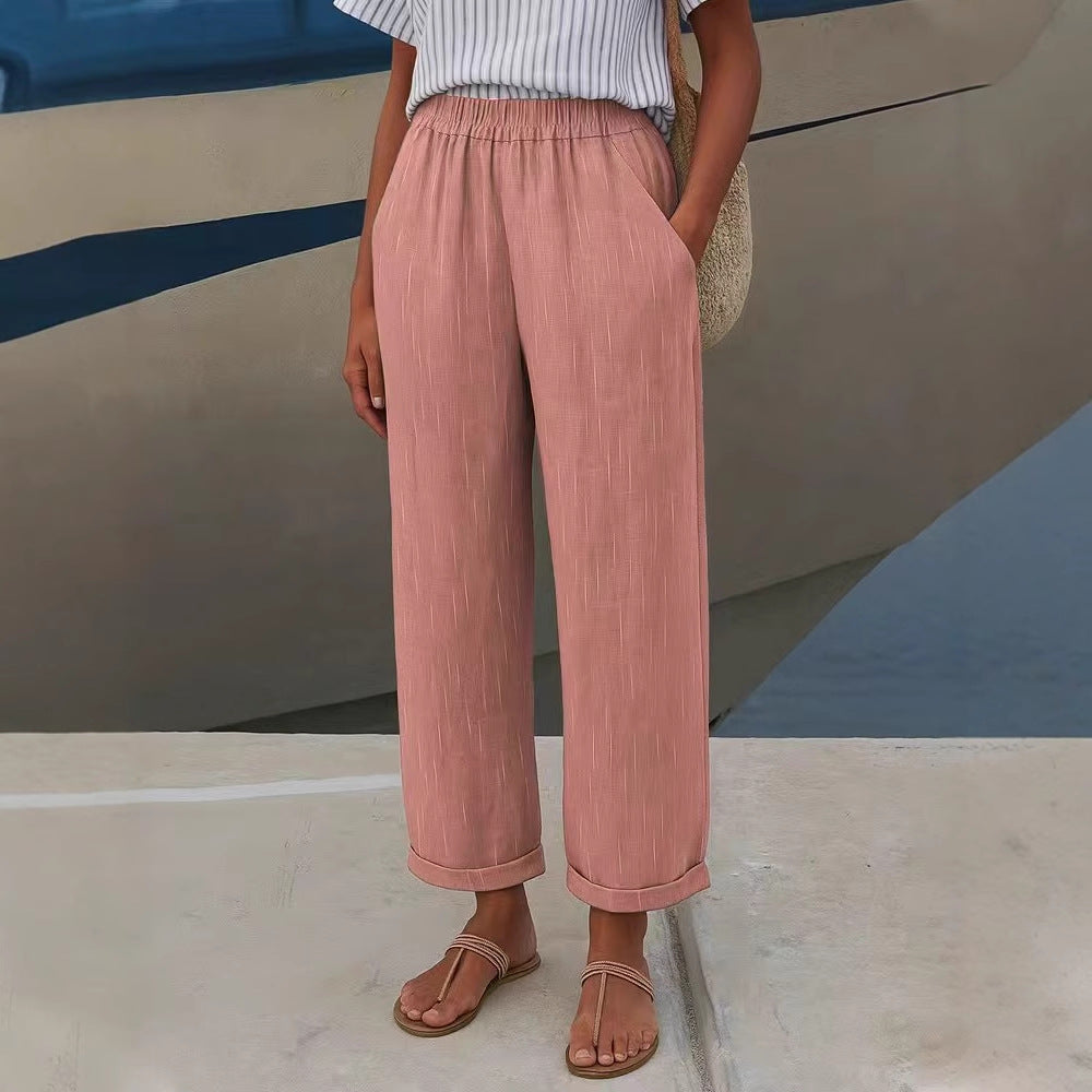 Damen Bequeme Sommerhose R&B