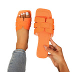 Damen Komfortable Slidesandalen mit modischem Riemen-Design R&B