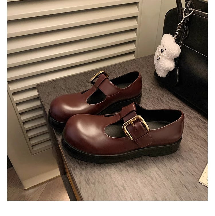 Damen Mokassins mit eleganter Schnallenverzierung und komfortabler Sohle