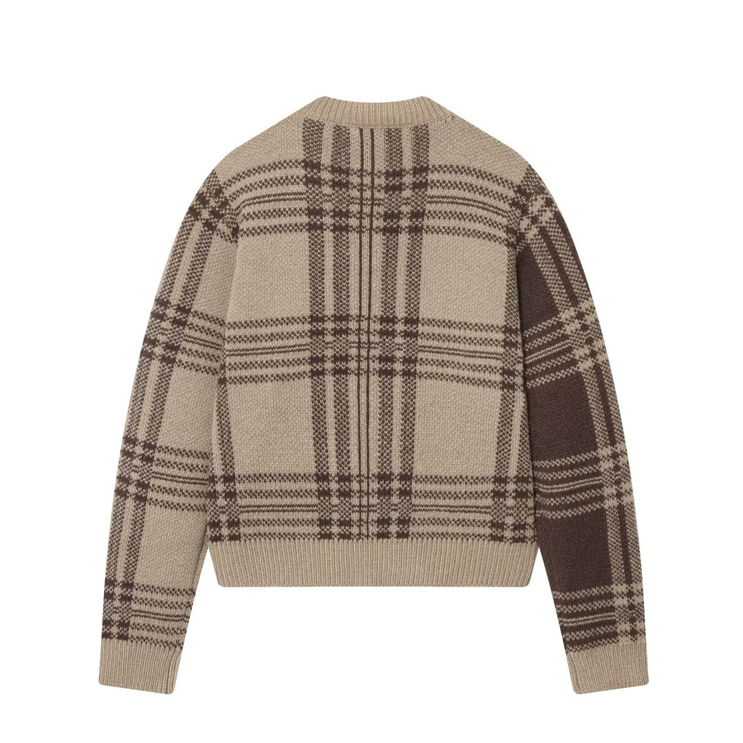 Damen Gemusterte Strickjacke mit Knopfdetails R&B