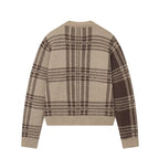Damen Gemusterte Strickjacke mit Knopfdetails R&B