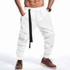 Herren lässige Freizeithose mit elastischem Bund und praktischen Taschen R&B