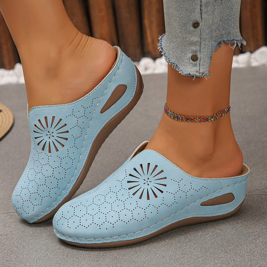 Damen Komfortable Clogs mit eleganter Durchlüftung R&B
