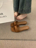 Damen modische Slipper mit komfortabler Fußbettgestaltung und hochwertiger Obermaterial R&B