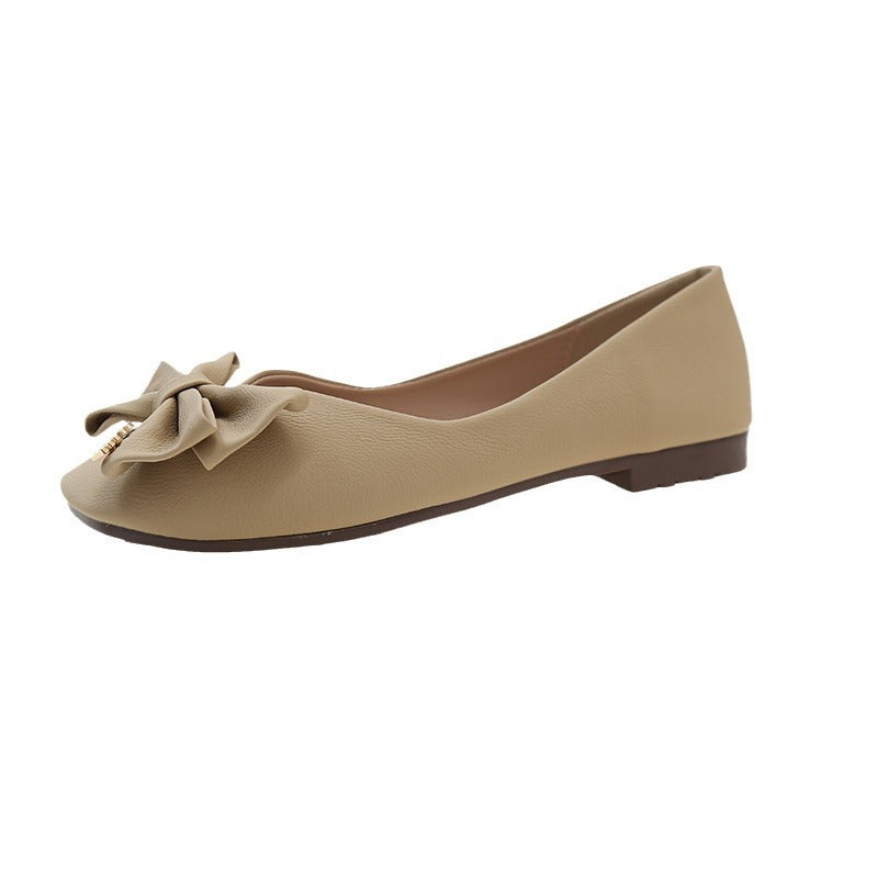 Damen elegante Ballerinas mit Schleifen-Detail und funkelndem Schmuck R&B