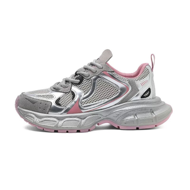 Damen Leichte Sport-Sneaker mit atmungsaktiven Mesh-Einsätzen und dämpfender Sohle R&B