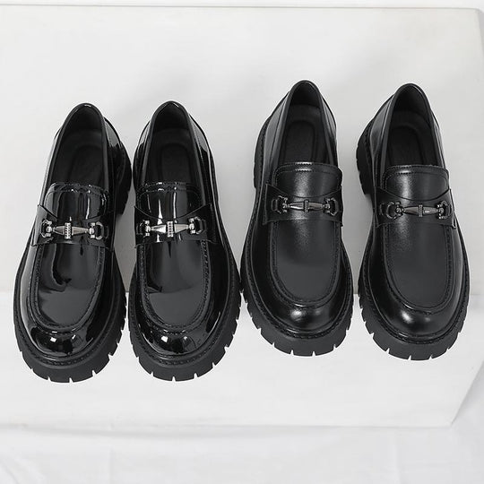 Herren Modische Loafers mit robustem Sohlenprofil und edler Schnallenverzierung R&B