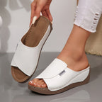 Damen Wedge-Pantoletten mit bequemem Fußbett und modischem Design R&B