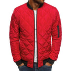 Herren Steppjacke mit hohem Kragen und praktischen Reißverschlusstaschen R&B