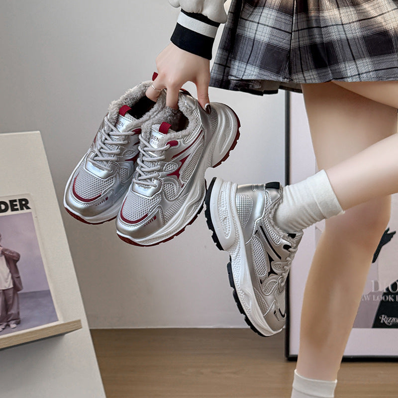 Damen Sportliche Sneaker mit atmungsaktivem Mesh-Obermaterial und komfortabler Dämpfung R&B