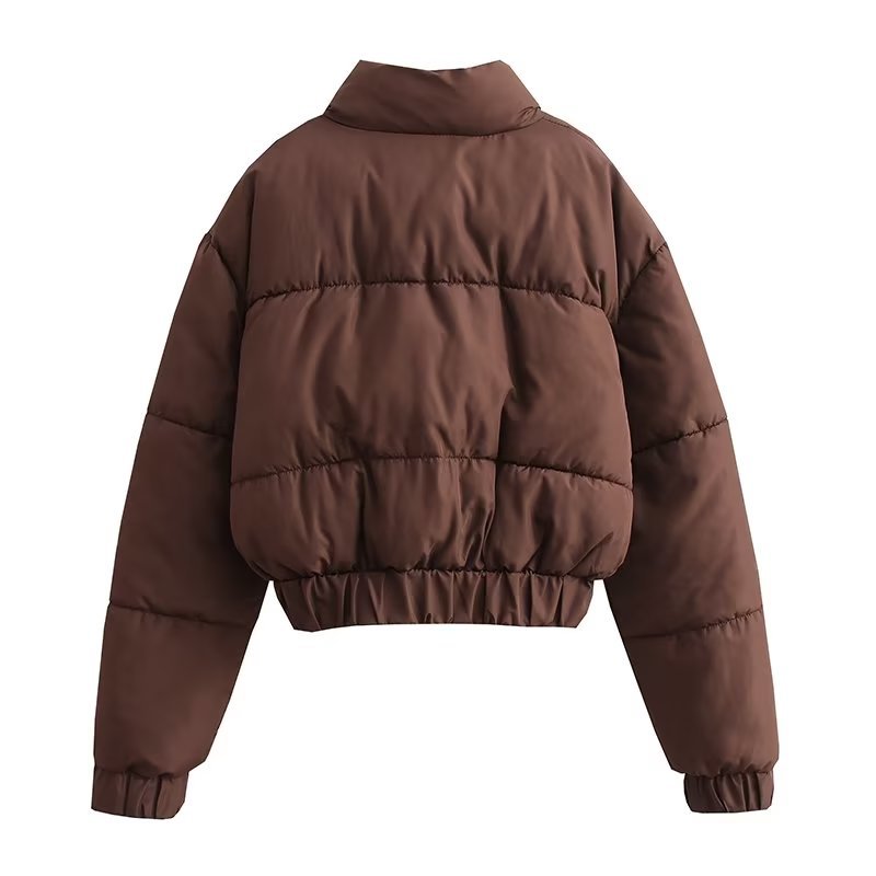 Damen Steppjacke mit hohem Kragen undpraktischen Taschen R&B