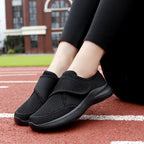 Damen Bequeme Tragbare Sneakers mit elastischem Klettverschluss R&B
