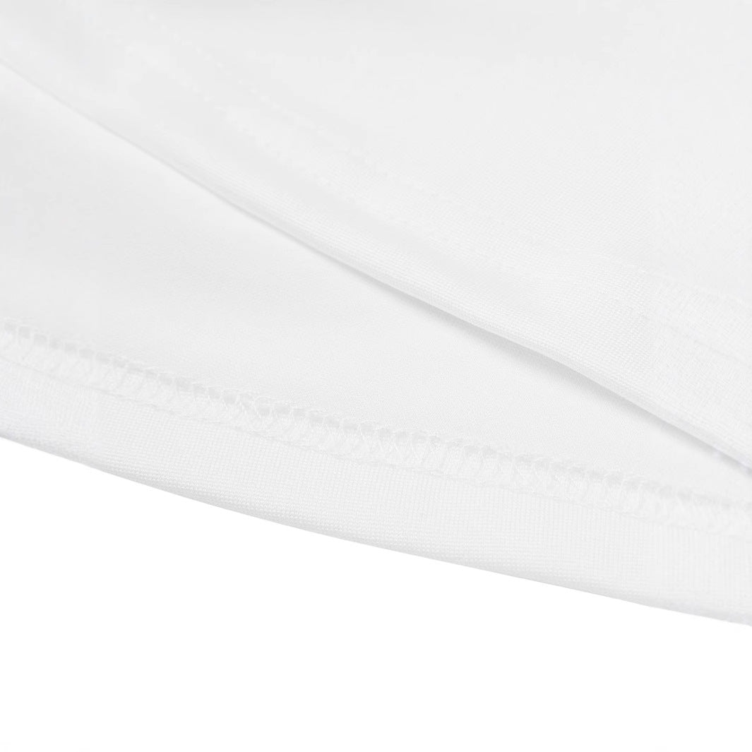 Damen Crop-T-Shirt mit künstlerischem Espresso-Motiv und verspieltem Schriftzug R&B