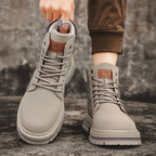 Damen Modische und robuste High-Top Stiefel mit detaillierter Paisleymuster R&B