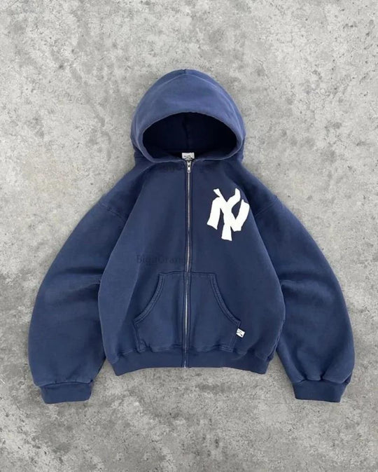 Damen lässiger Sweatshirt mit oversized Passform und großen Kapuze R&B