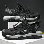Damen Sportliche Outdoor-Sandalen mit verstellbarem Schnellschnürsystem und rutschfester Sohle R&B