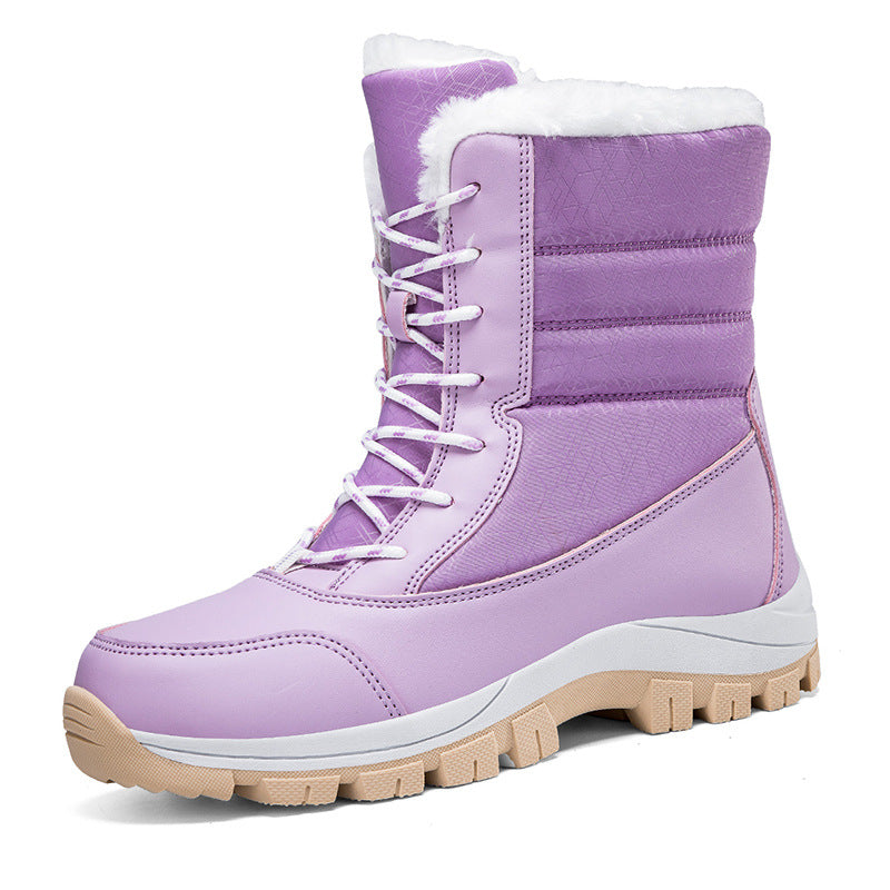 Damen Winterstiefel mit wärmendem Innenfutter und rutschfester Sohle R&B