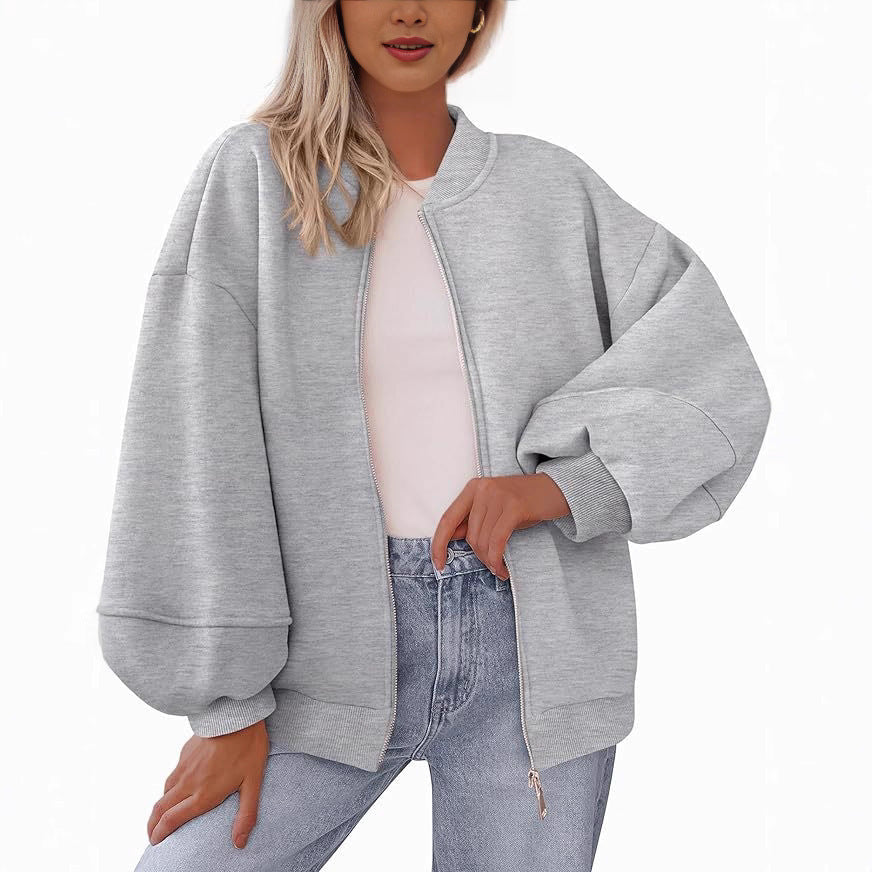 Damen modische Oversized-Jacke R&B