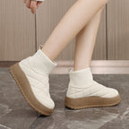Damen Winter Sneakers mit isolierendem Fleece-Futter und rutschfester Sohle R&B