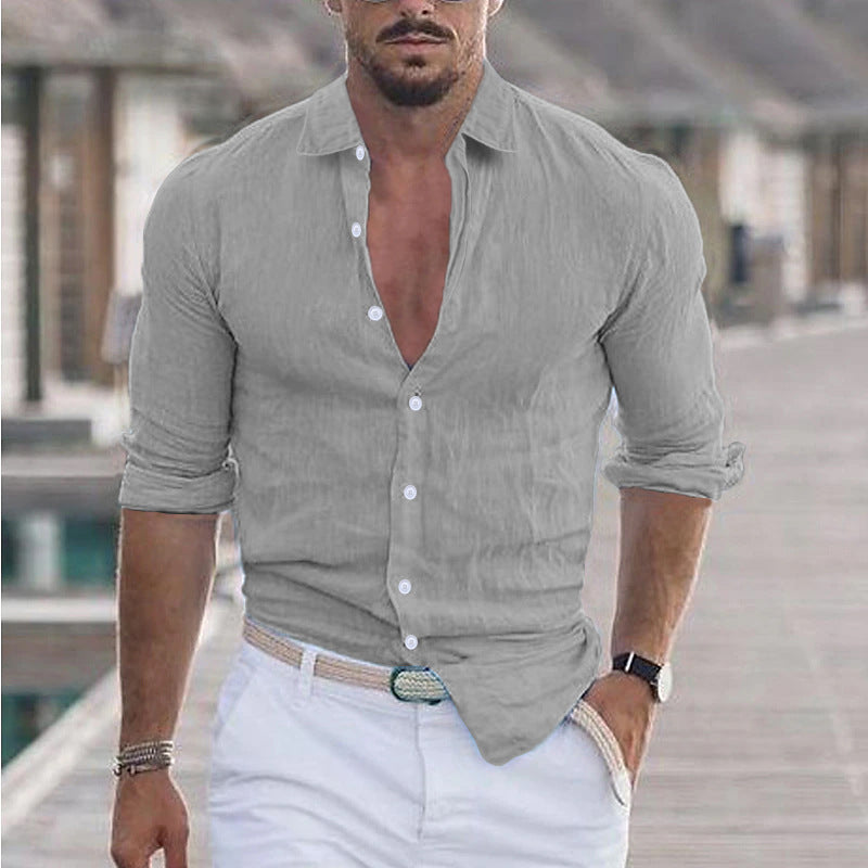 Herren Premium Hemd mit modernem Slim-Fit Schnitt und hautfreundlicher Textur R&B