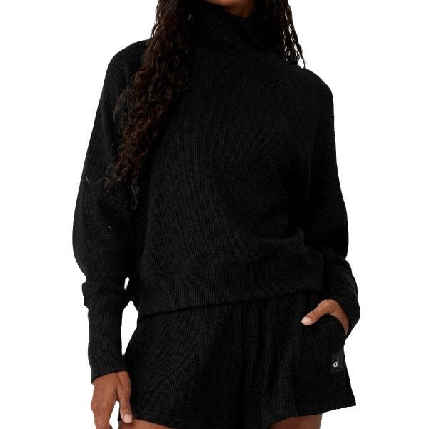 Damen Cozy Waffelstrick Sweater Set R&B