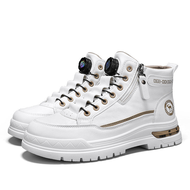 Damen modische High-Top Sneakers mit praktischer Schnellschnürung R&B