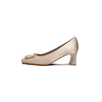 Damen elegante High Heel Pumps mit modischer Schnallenverzierung R&B