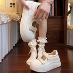 Damen Modische Sneakers mit verstellbarem Riemensystem und rutschfester Sohle R&B