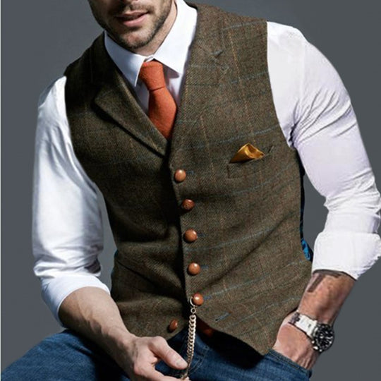 Herren elegante Weste im modernen Stil R&B