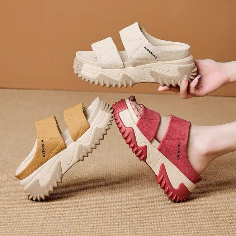 Damen Komfortable und modische Sandalen mit gepolsterter Sohle R&B