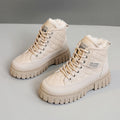 Damen Winterliche High-Top Boots mit kuscheligem Innenfutter und rutschfester Sohle R&B