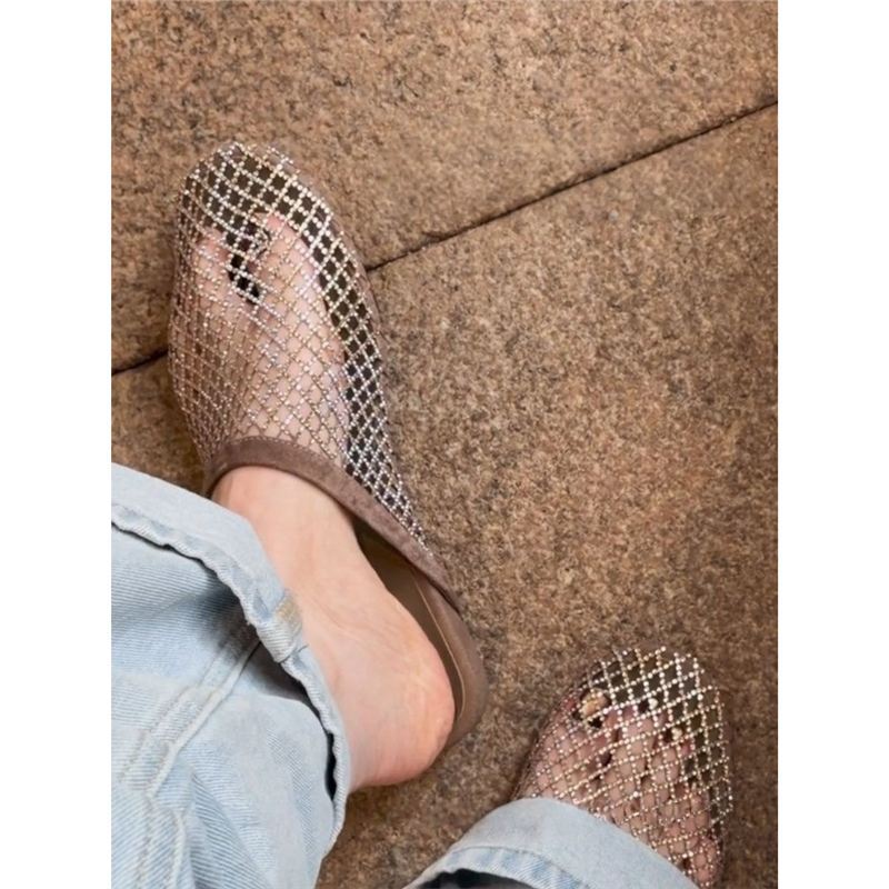 Damen Netz Mules R&B