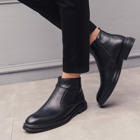 Damen Elegante Chelsea-Stiefel mit seitlichem Reißverschluss und bequemer Innensohle R&B