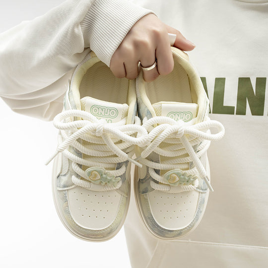 Damen Komfortable Freizeitsneaker mit atmungsaktiver Oberflächenstruktur und stützender Sohle R&B