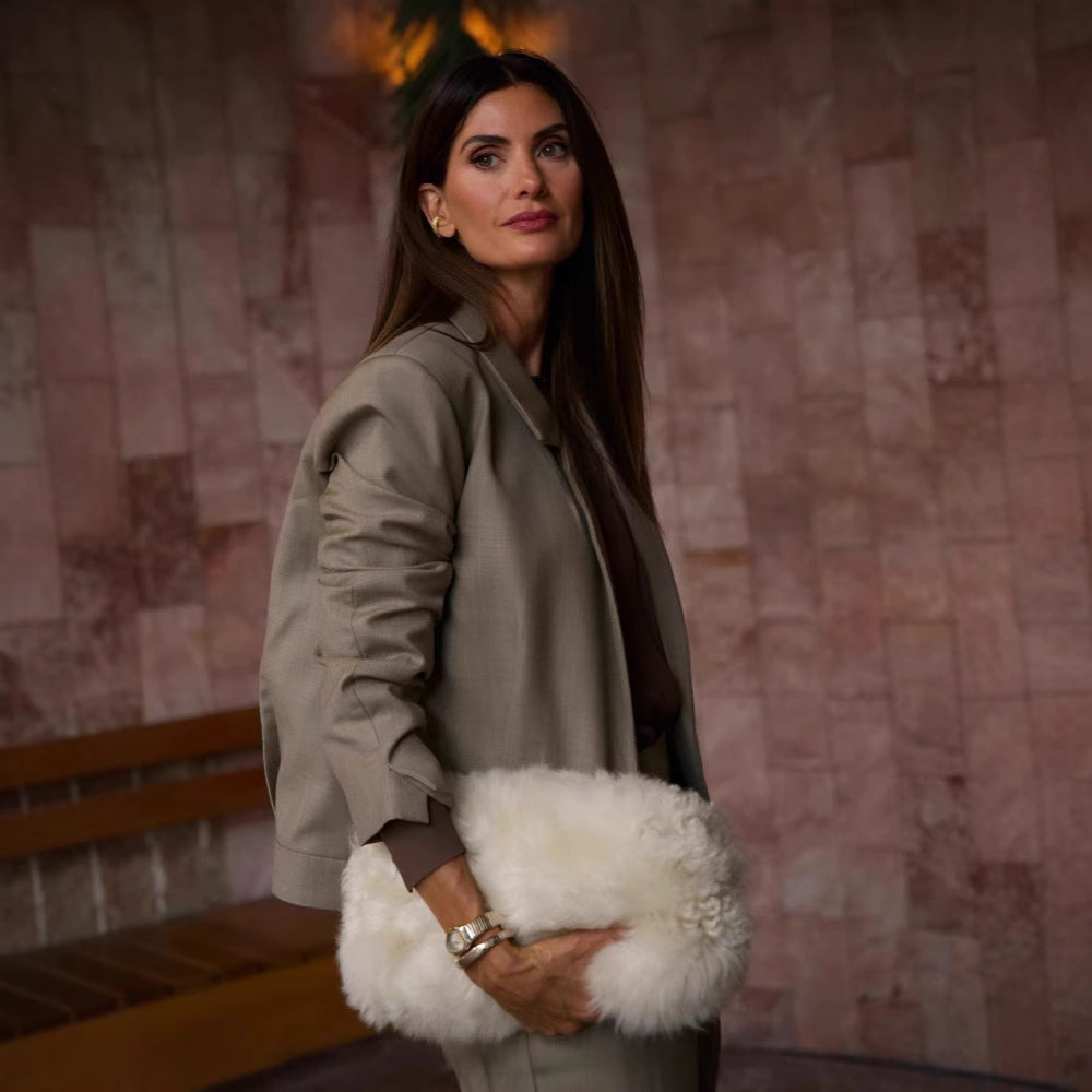 Damen elegante Blazerjacke mit luxuriösen Details R&B