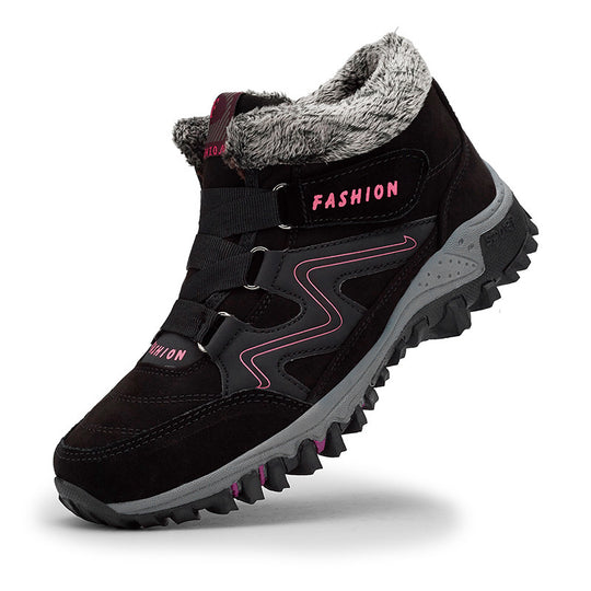 Damen Hochwertige Outdoor-Wanderschuhe mit isoliertem Futter und rutschfester Sohle R&B