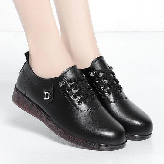 Damen Elegante Schnürschuhe mit modischem Schmuckdetail und rutschfester Sohle R&B