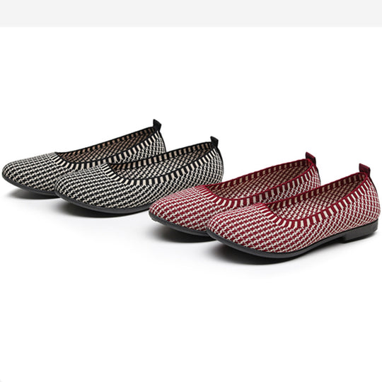 Damen Bequeme Ballerinas mit elastischer Sohle R&B