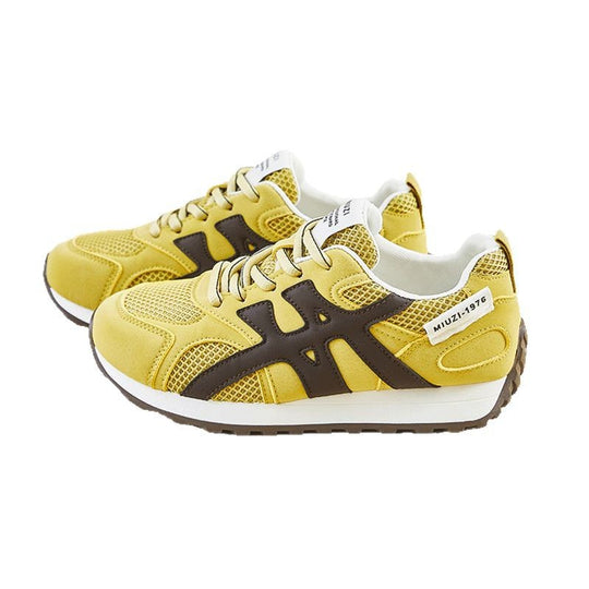 Damen Sportliche Sneaker mit atmungsaktiven Mesh-Einsätzen und verstärktem Fußbett R&B