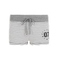 Damen Freizeit Shorts mit raffiniertem Streifenmuster und elastischem Bund R&B
