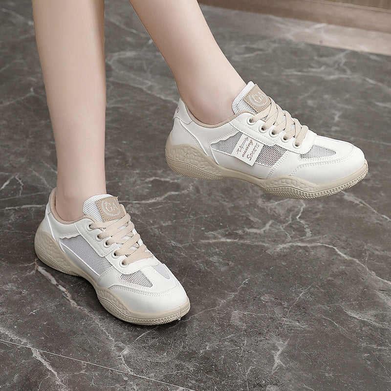 Damen Fitness Sneakers mit atmungsaktivem Mesh und flexibler Laufsohle R&B