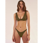 Damen Zweiteiliges Bikini-Set mit floralem Design R&B