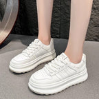 Damen Sportliche Sneakers mit modischer Plateausohle und atmungsaktiver Obermaterialstruktur R&B