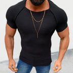 Herren figurbetontes Kurzarmshirt R&B