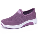 Damen Atmungsaktive Slip-On Sneakers mit rutschfester Sohle R&B