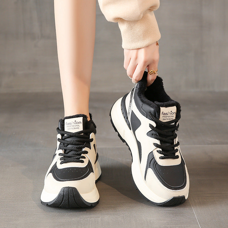 Damen Winterliche Sneaker mit kuscheligem Innenfutter und rutschfester Sohle R&B