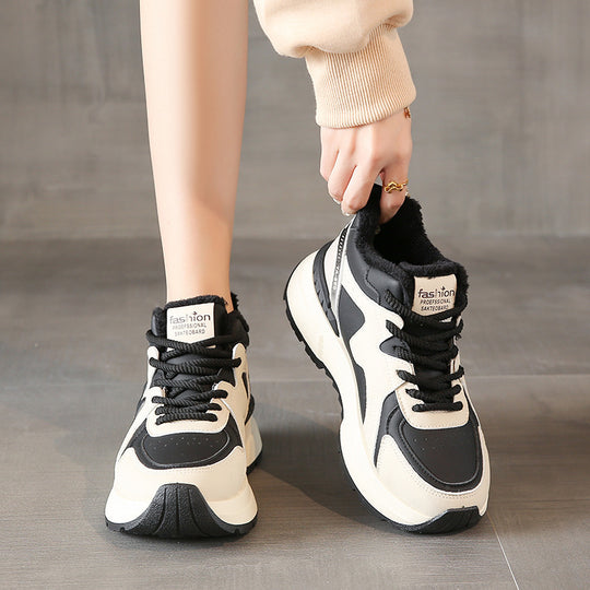 Damen Winterliche Sneaker mit kuscheligem Innenfutter und rutschfester Sohle R&B
