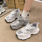 Damen Sportliche Sneakers mit atmungsaktivem Netzmaterial und rutschfester Sohle R&B
